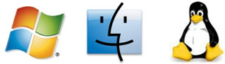 Windows, Mac OS X, Linux
